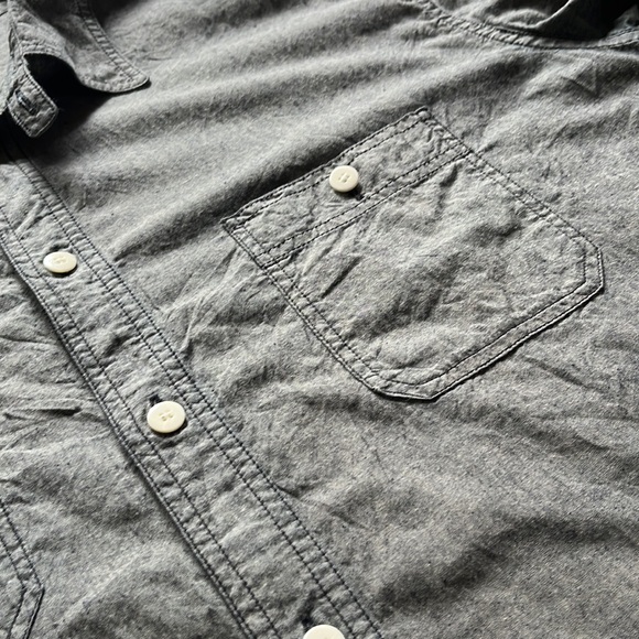 Visvim Long Sleeve Designer Button Down Shirt. Handmade of the finest materials - Picture 10 of 16